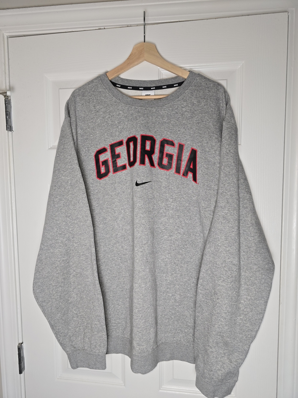 Nike UGA Georgia Gray Crewneck Sweatshirt Size 3x